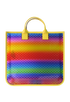 Childrens Rainbow Tote, front view